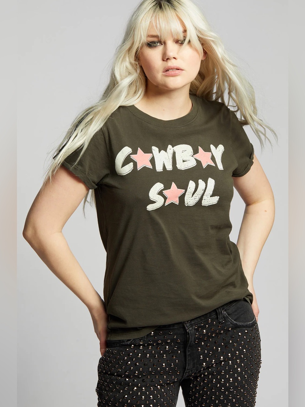 Recycled Karma Cowboy Soul Graphic T-shirt